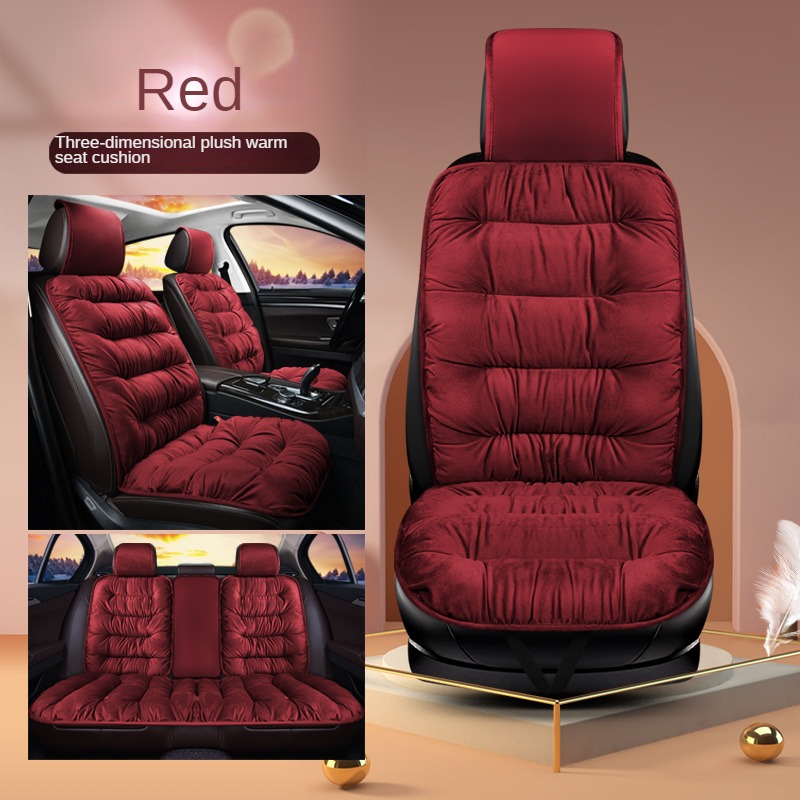 Uniwersalny stylowy pokrowca na fotel samochodowy Zimowa poduszka do VW Polo Atlas Jetta Bora Eos Sharan Variant Beetle Scirocco Auto Akcesoria