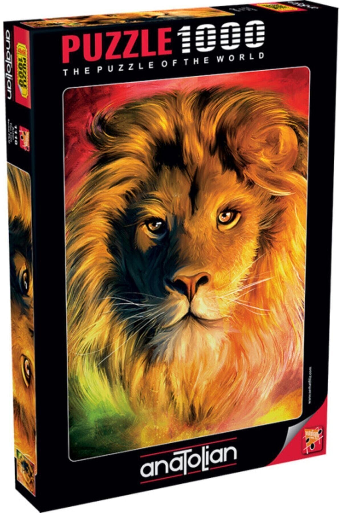 Lion 1000 Buah Teka-teki Gambar Indah Teka-teki Gambar Jigsaw Mainan 1000 Buah untuk Dewasa Teka-teki Gambar Kartun