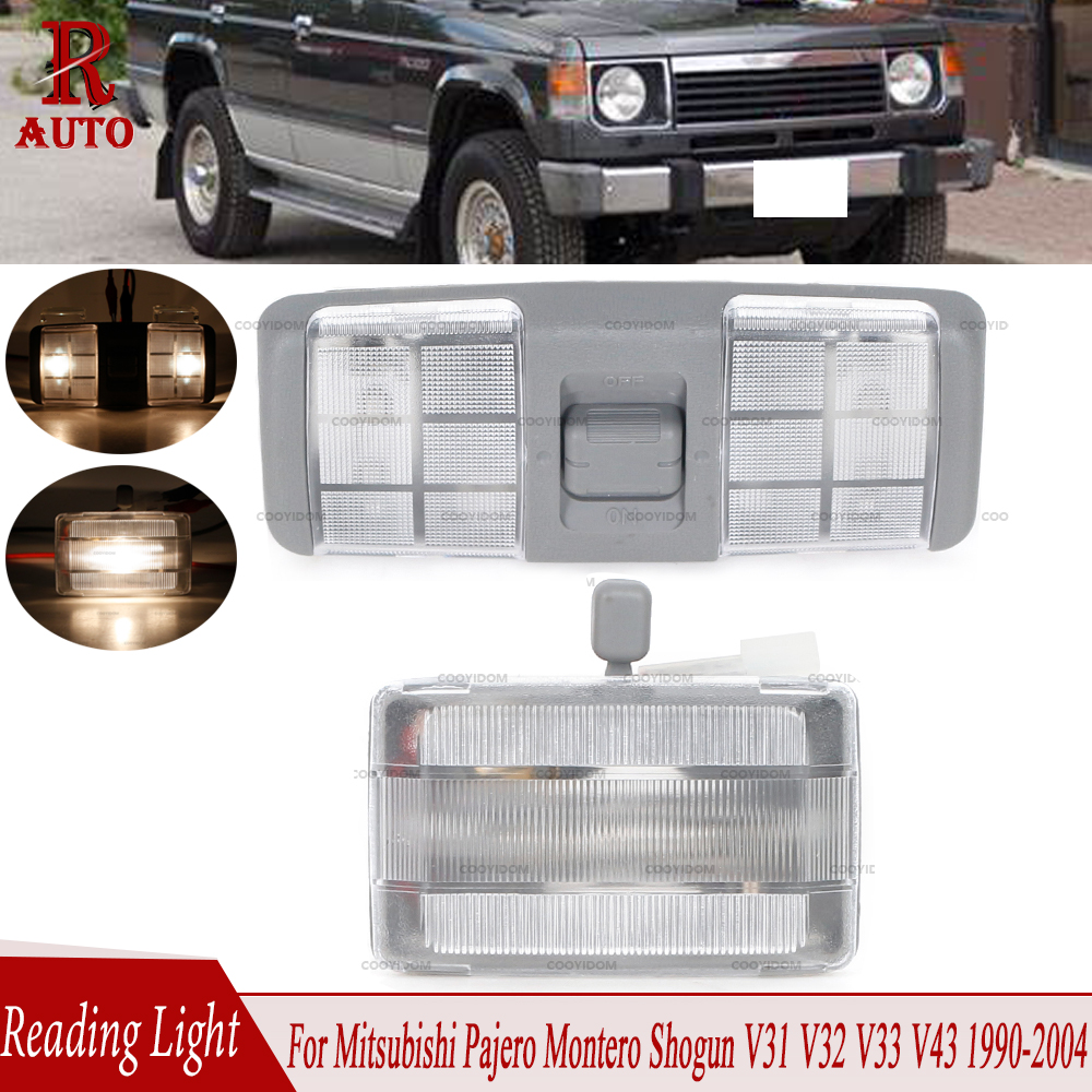 R-AUTO para mitsubishi pajero montero shogun v31 v32 v33 v43 1990-2004 interior luz de leitura telhado cúpula lâmpada luzes do carro mb774928