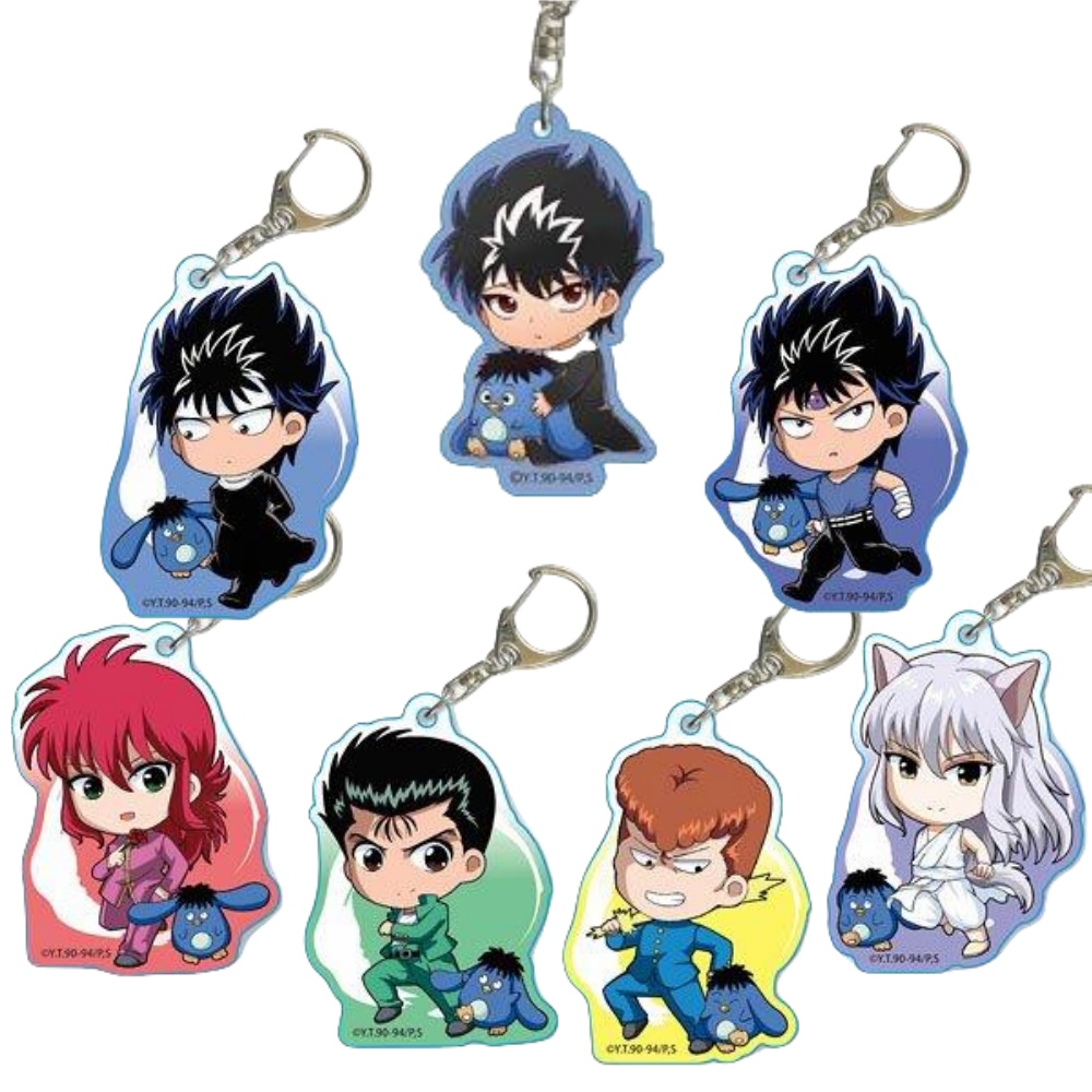 Анимационные подарки для фанатов аниме, брелок Yu Hakusho Hie HD, характеристика Kurama Yuusuke Urameshi, украшения, около 6 см