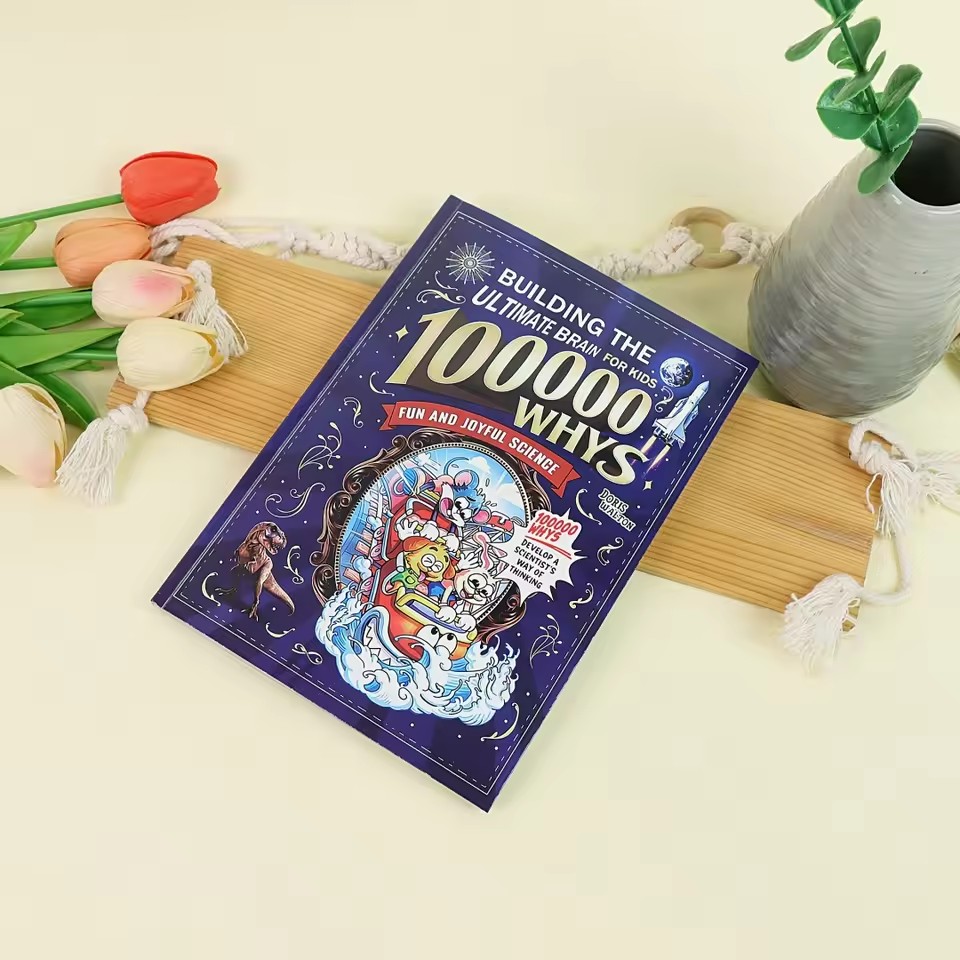 100000 Porques: Construyendo el cerebro definitivo para niños, versión en inglés, divertido libro de dibujos animados de ciencia, educación temprana para niños, aprendizaje STEM