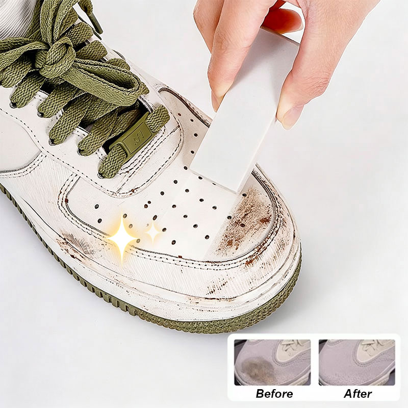 Reinigingsgum voor suède & sneakerschoenen, verzorging voor mat leer, witmakende velvetleren revitaliserende & vlekverwijderende tool