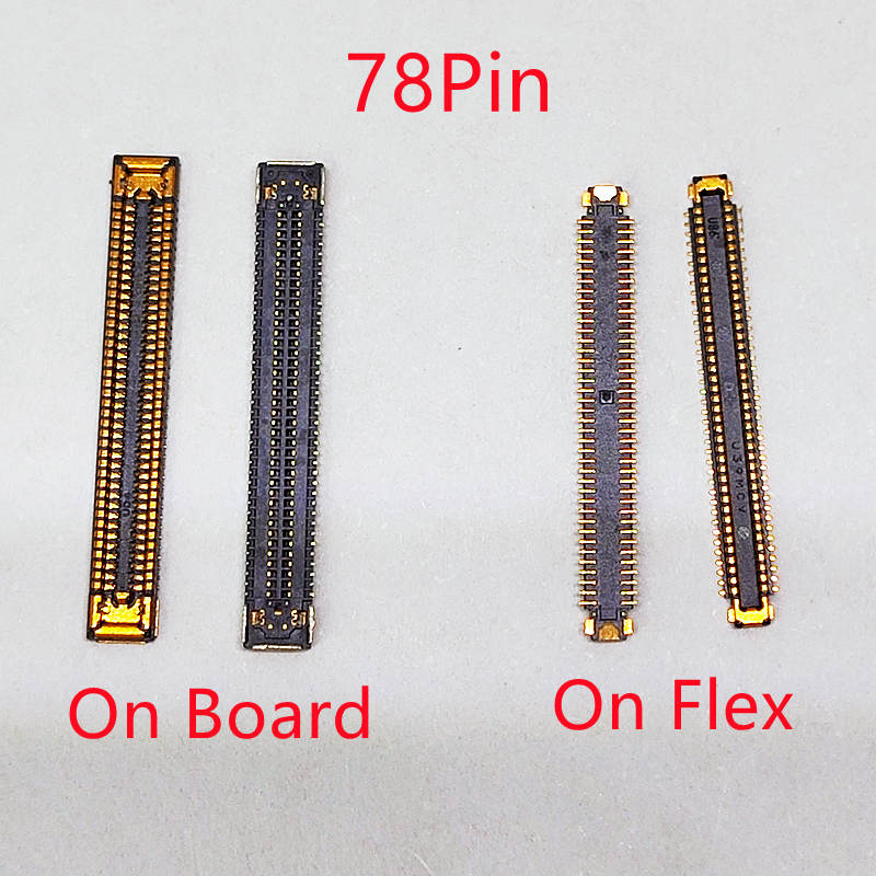 5-20 шт. гибкий разъем FPC для ЖК-дисплея для Samsung Galaxy A52 5G A526 A526B 4G A525 B F USB зарядное устройство, разъем для зарядки 78-контактный