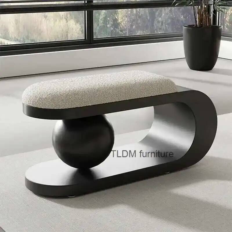 Thuis Schoenwisselkrukken Woonkamer Bank Slaapkamer Nachtkastje Bed Krukken Designer Nordic Light Luxe Bank Poef Meubilair B