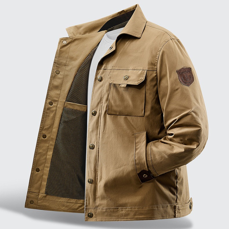 Jaqueta tática militar masculina, jaqueta tática de outono e inverno, casual, com vários bolsos, à prova de vento, casacos de trabalho ao ar livre
