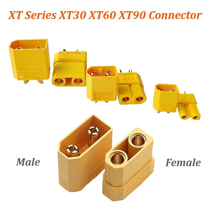 XT Series XT30 XT60 XT90 Male Female Bullet Connector Plug Bullet Welding Terminal Suit for RC Lipo Connector