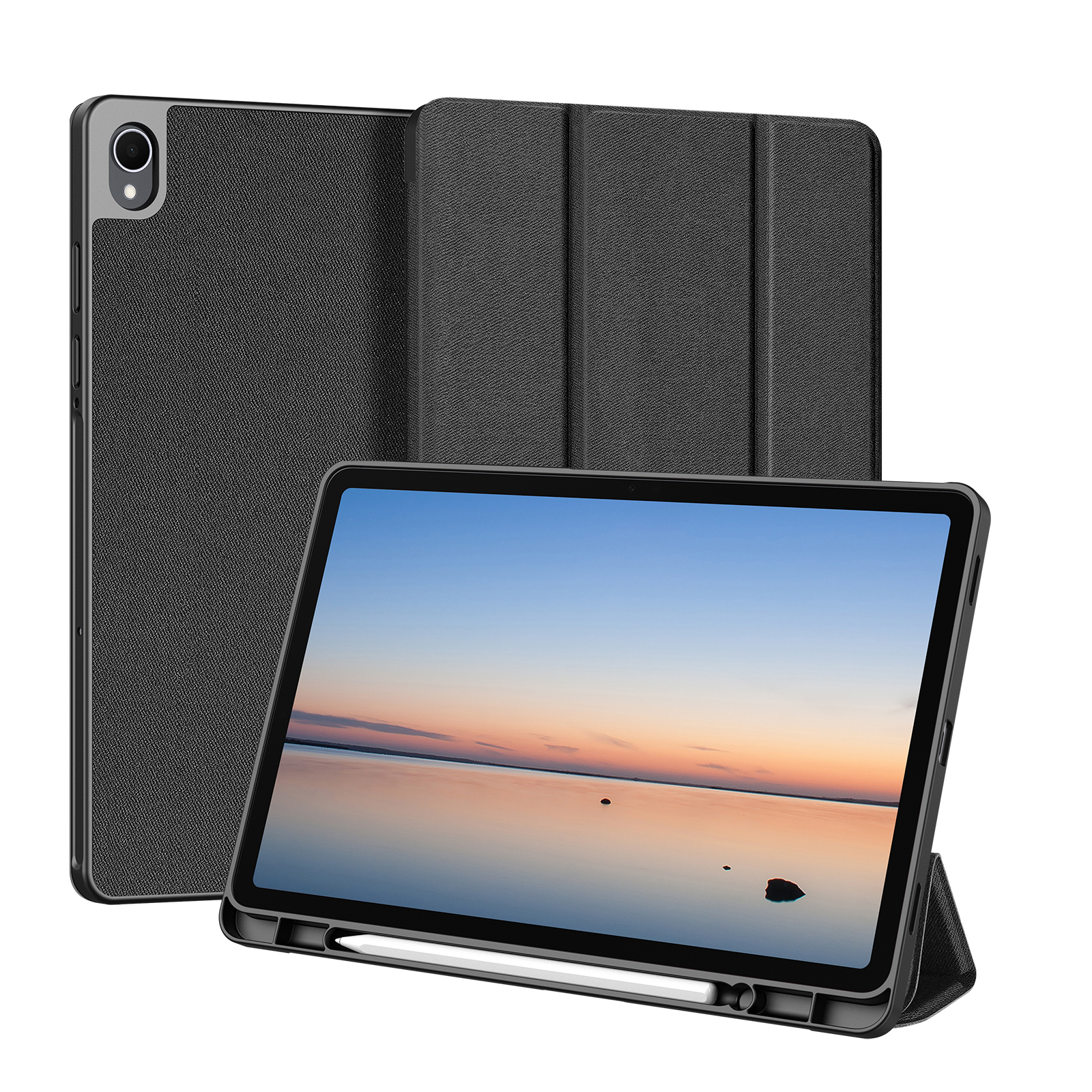 DUX DUCIS Trifold Stand Case für Samsung Galaxy Tab S11 Ultra S11 Tablet mit S Stifthalter Auto Wake Sleep Schutzhülle
