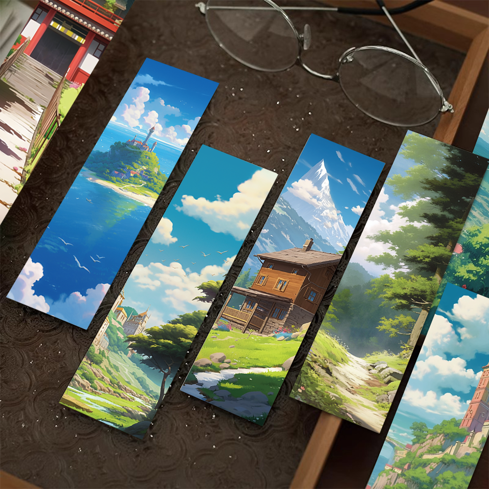 ที่คั่นหนังสือสไตล์มังงะ ฮายาโอะ มิยาซากิ 30 ชิ้น ของขวัญสำหรับนักเรียน งาน DIY ศิลปะสร้างสรรค์ ตกแต่ง ใช้สำหรับทำเครื่องหมายหน้าหนังสือ