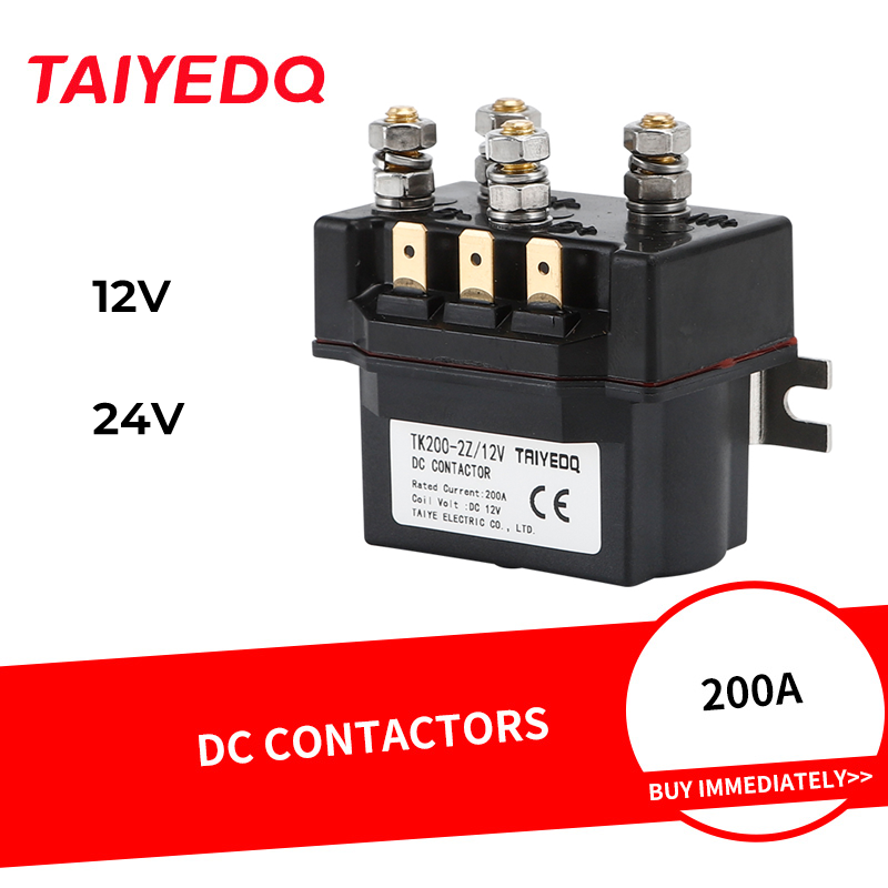 Contacteur CC du treuil électrique avant et des contacteurs de transfert de barrage 12V 24V 200A TK200-2Z