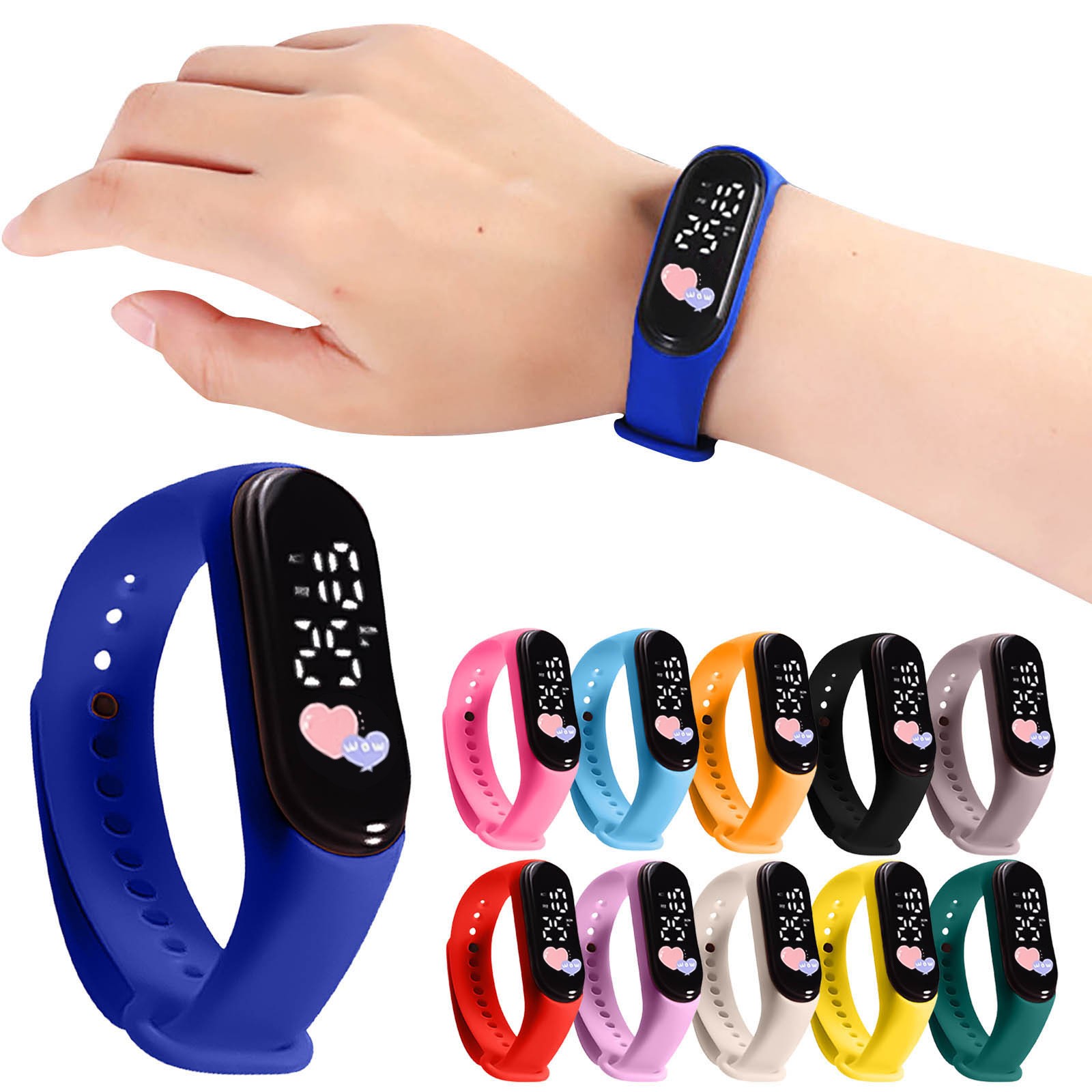 Led digital crianças relógios presente de aniversário para meninas menino esporte feminino crianças relógio à prova dwaterproof água pulseira relógio de pulso reloj niño