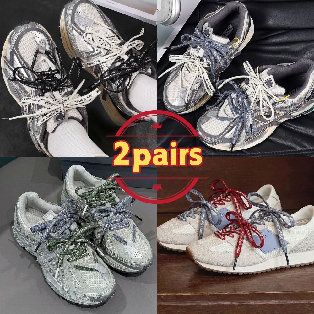 2 paar bedrukte letter-schoenveters trendy casual schoenveters voor sneakers DIY kleur canvas schoenveter mode schoenenaccessoires NIEUW