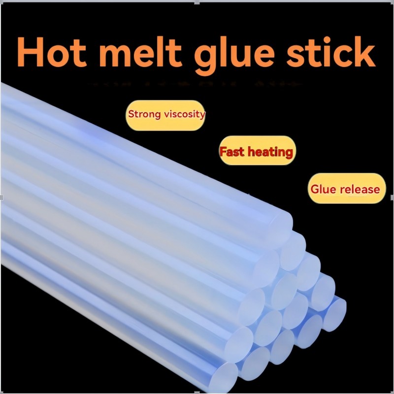 Barras de Pegamento Termofusible de 7/11 mm * 100 mm, 10 Piezas, Barras de Pegamento de Tamaño Mini para Pistola de Pegamento, Manualidades, Reparaciones Generales, Decoración del Hogar