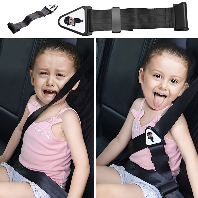 Car Child Safety Belt, Prevents Movement, Adjustable Fastener, Safe and Comfortable, Anti-Neck-Strangling Seat, Simple and Convenient Limiter