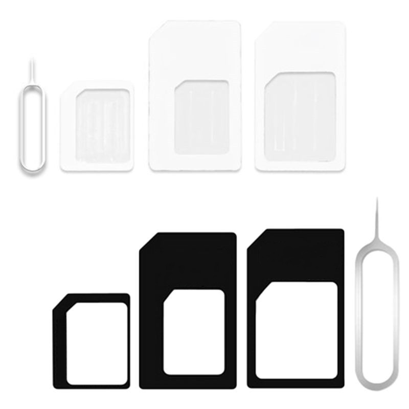4 In 1แปลง Nano SIM Card ไปยัง Micro Adapter สำหรับ iPhone สำหรับ Samsung 4G LTE USB ไร้สาย router