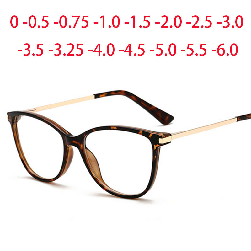 Nuovi occhiali per miopia Cat Eye sexy Occhiali trasparenti da donna Designer di marca Occhiali da vista vintage trasparenti con montatura da vista Occhiali da laurea