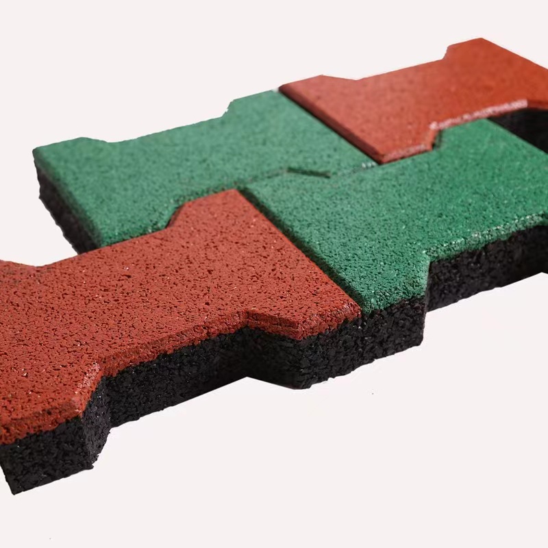 BRICK INTERLOCKING RUBBER PAVER TILE 5/8"