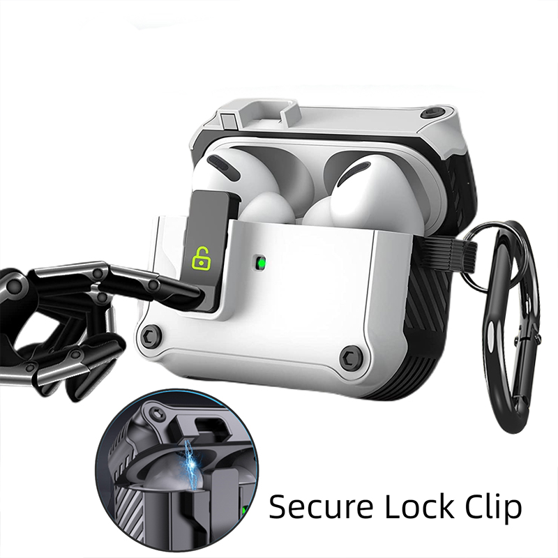 Funda de bloqueo de seguridad para AirPods Pro 3 2025, funda para AirPods Pro2 Pro 2nd 2023, funda a prueba de golpes para Airpods 4 4th 3 Fundas