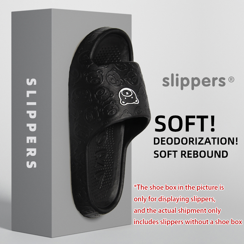 Summer Home Use EVA Slippers for Women Cute Cartoon Design Indoor Comfortable Slip-On Shoes