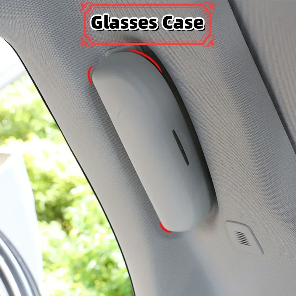 Car Glasses Holder Case for Audi Q3 Q5 SQ5 Q7 A1 A3 S3 A4 A6 A7 S6 S7 S4 RS4 A5 S5 ABS Sunglass Holder Sun Glasses Box
