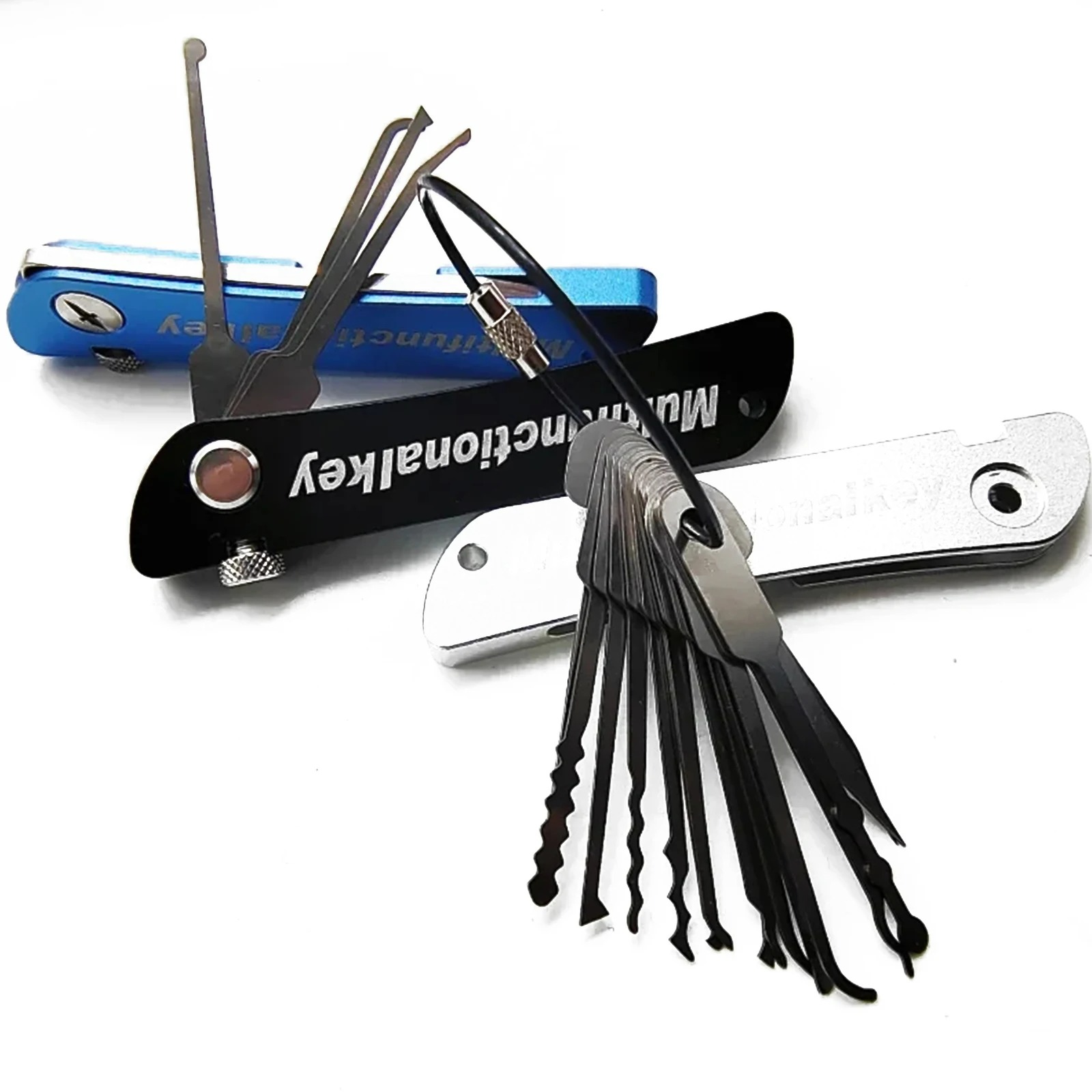 21 in 1 Lock Picking Set with Super Compact Size Ideal for The Beginners and Professionals To Practice Lock Picking Skills