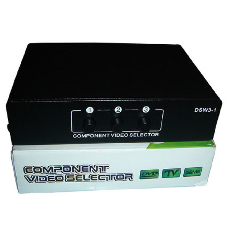 3-канальный 5-канальный переключатель компонентов RCA Ypbpr RGB AV