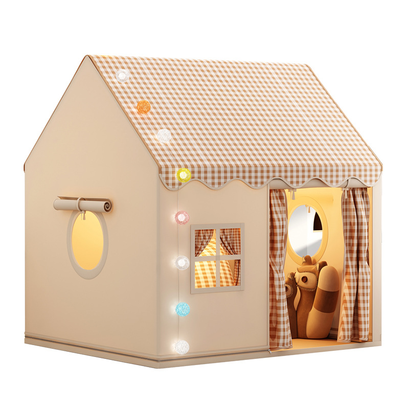 Kind kleines Haus faltbare Spielzelt Kind Spielzeug Zelt Prinzessin Mädchen Schloss Spielhaus Baby Zelt nicht im Lieferumfang enthalten Licht Ball Weihnachtsgeschenk