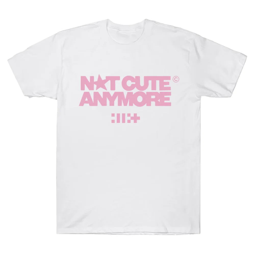 T-shirts ILLIT Not Cute Anymore Album, T-shirt du groupe féminin ILLIT, mode coréenne, été, mode féminine et masculine, Harajuku Kawaii