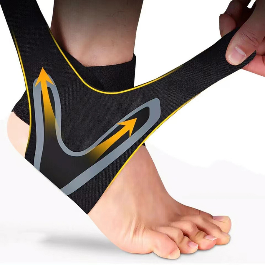 Tobillera de soporte, funda de compresión transpirable para correr, vendaje para pies, fútbol, ciclismo, envoltura protectora, calcetines deportivos, 1 ud.