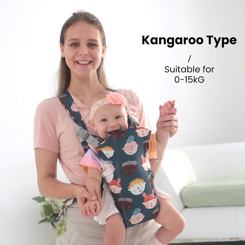 Novo 0-48 meses ergonômico portador de bebê infantil criança hipseat sling frente enfrentando canguru envoltório do bebê portador para viagem do bebê