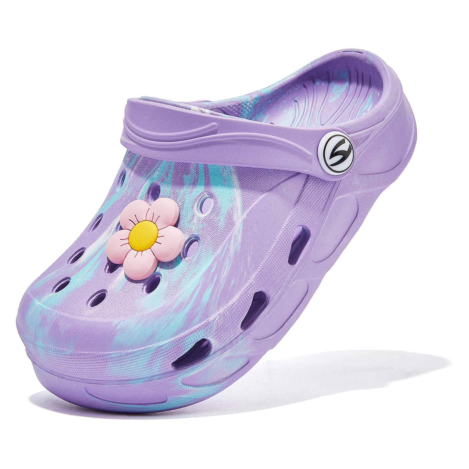 HOBIBEAR Zuecos de jardín para niños, sandalias de playa con dibujos animados para niños y niñas, zapatos de agua (niño pequeño/niño grande)