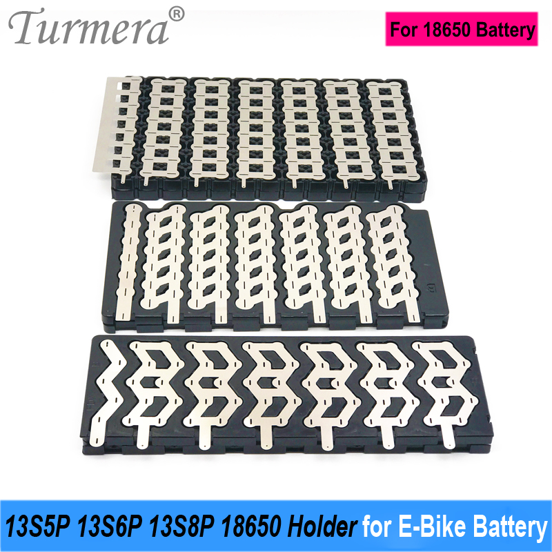 Turmera 48V 52V 18650 Baterai Hoder 13S5P 13S6P 13S8P dengan Nikel Solder untuk Sepeda Listrik atau Baterai Lithium E-skuter Digunakan