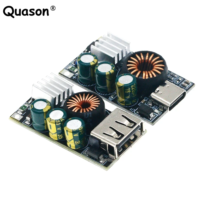 Cargador rápido QC3.0 para teléfono móvil, módulo reductor para carga de emergencia, Apple, Huawei, MTK, Samsung, DC 5-32V, 24W