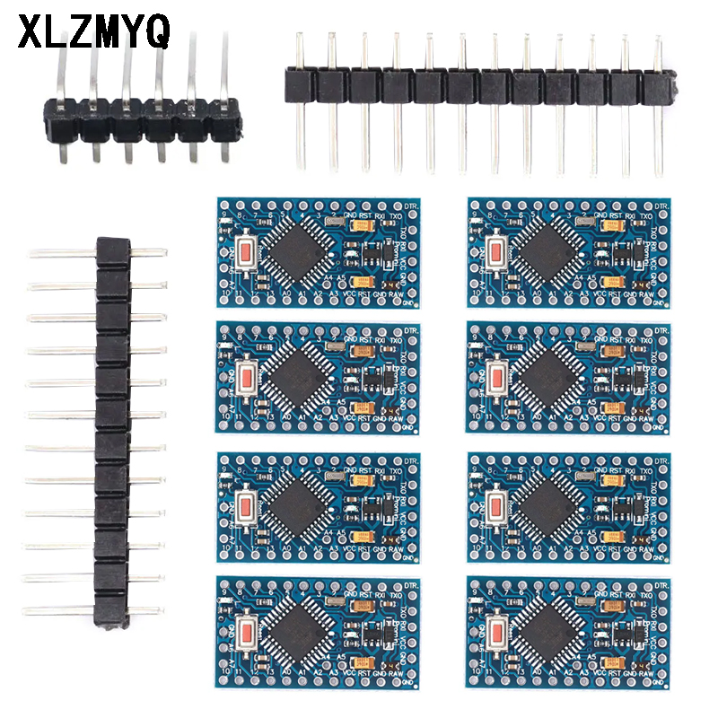 10 stks Pro Mini 3.3 V/8 M 5 V/16 M ATMEGA328 ATMEGA328P-AU 3.3 V/8 MHz 5 V/16 MHZ ATMEGA328PB voor Arduino Development Board DIY Kit