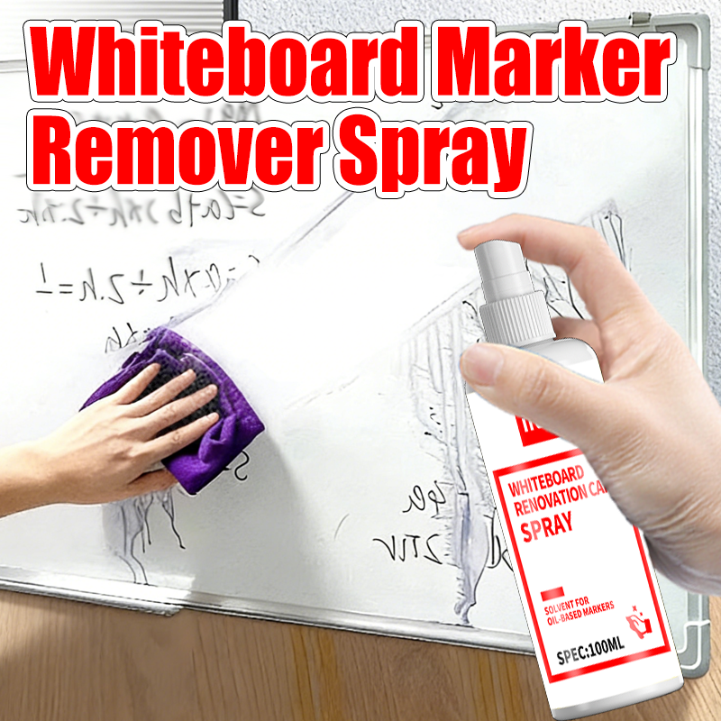 Spray effaceur de marqueurs pour tableau blanc Ifubo, nettoyant multi-usages pour tableaux blancs, pour stylos à base d'huile/d'eau, spray de restauration de la brillance