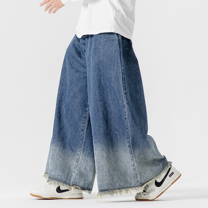 Streetwear Herren Weite Jeans Übergroße Mode Lose Jeanshosen Männliche High-Street Jogger Damen Denim-Hosen Übergröße 5XL