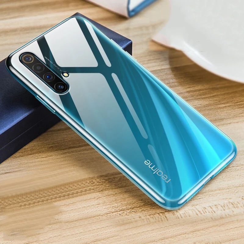 Funda de teléfono transparente para OPPO Realme 6 7 Pro 5 X50 X2 X7 Pro funda trasera de silicona suave TPU OPPO Realme X Lite 5s XT X3 Pro