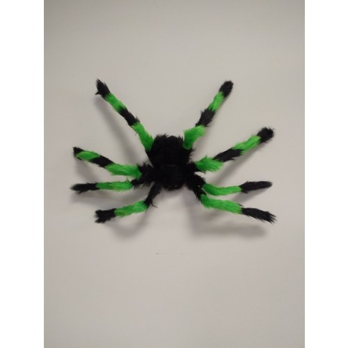 Toko Acara Pesta Halloween Spider Hitam-hijau Tokoh Hias 60CM