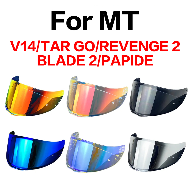 Escudo para capacete MT-V-14 para capacete de motocicleta MT apenas para modelo RAPID,RAPID PRO,BLADE 2 SV,REVENGE 2, Escudo de capacete TARGO