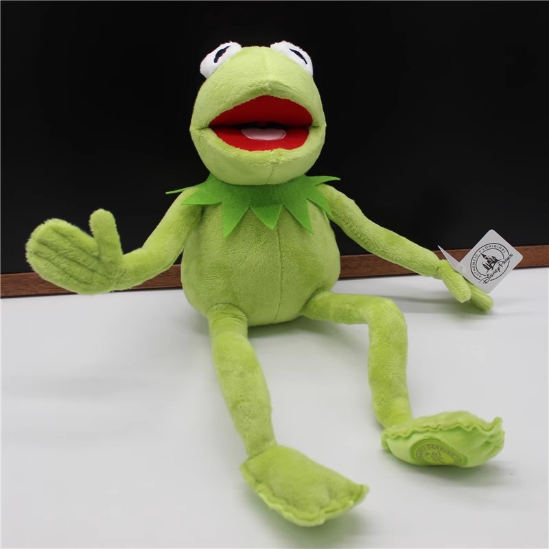 Disney 1 buah 40CM The Muppets KERMIT katak boneka binatang mainan The Muppet Show boneka binatang mewah