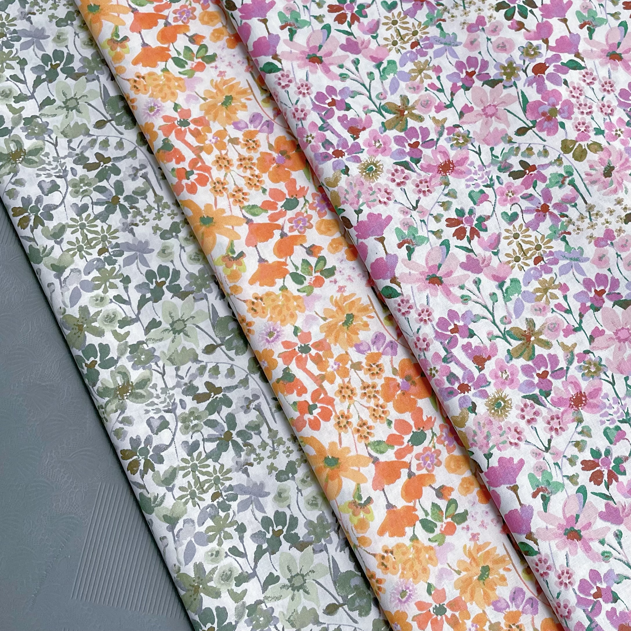 Fairytale Forest 40S Tissun Liberty ผ้าฝ้ายเด็กทารกเย็บผ้าชุดกระโปรง DIY Handmade Designer Patchwork เมตร