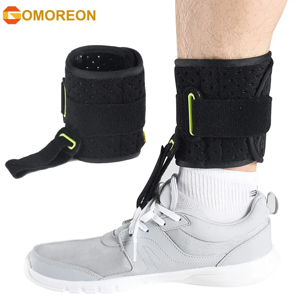 Tali penyangga pergelangan kaki kaki dapat diatur, untuk berjalan, penyangga AFO Orthosis untuk Plantar Fasciitis, Hemiplegia Strok