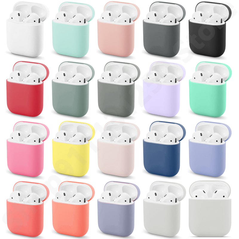 Ультратонкие силиконовые чехлы для Apple AirPods 2, поколения, защитный чехол для беспроводных наушников Air Pods 1, аксессуары для чехлов