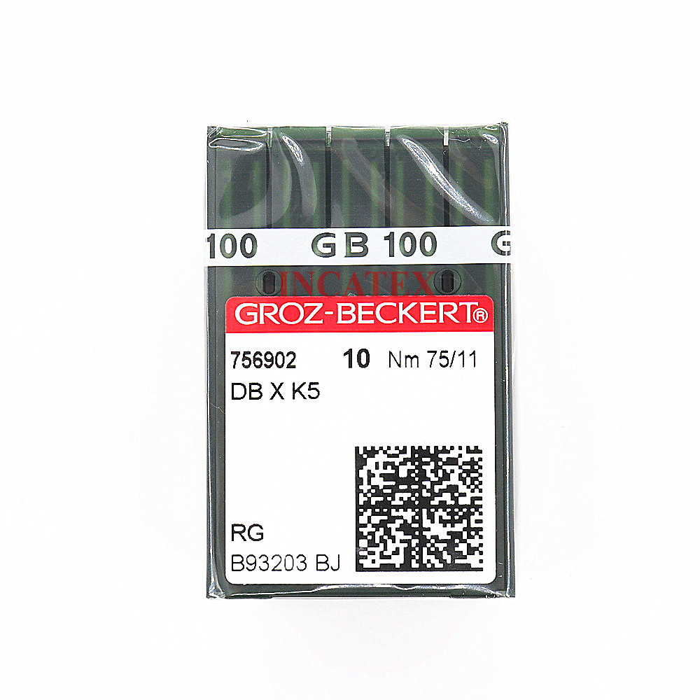 100 Pcs asli Groz bekert jarum bordir RG DBXK5 Nm 65/9 70/10 75/11 80/12 untuk Tajima Barudan SWF mesin bordir