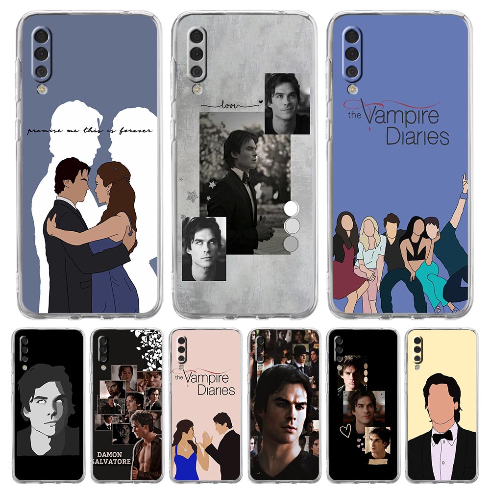 เคส Vampire Diaries Damon สำหรับ Samsung A54 A52 A50 A70 A40 A20S A20E A02S A12 A14 A16 A22 A24 A34 A32 5G ฝา A06 A04s