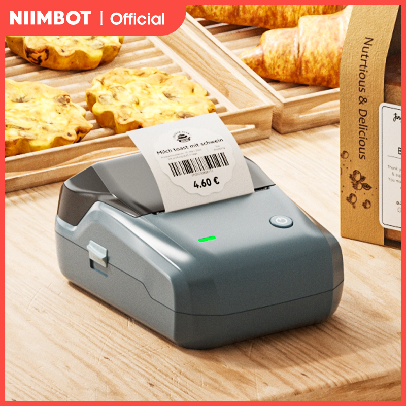 Niimbot B1 New Mini Label Printer Portable Thermal Self-Adhesive Sticker Printer Mobile Wireless Bluetooth Tag Price Label Maker