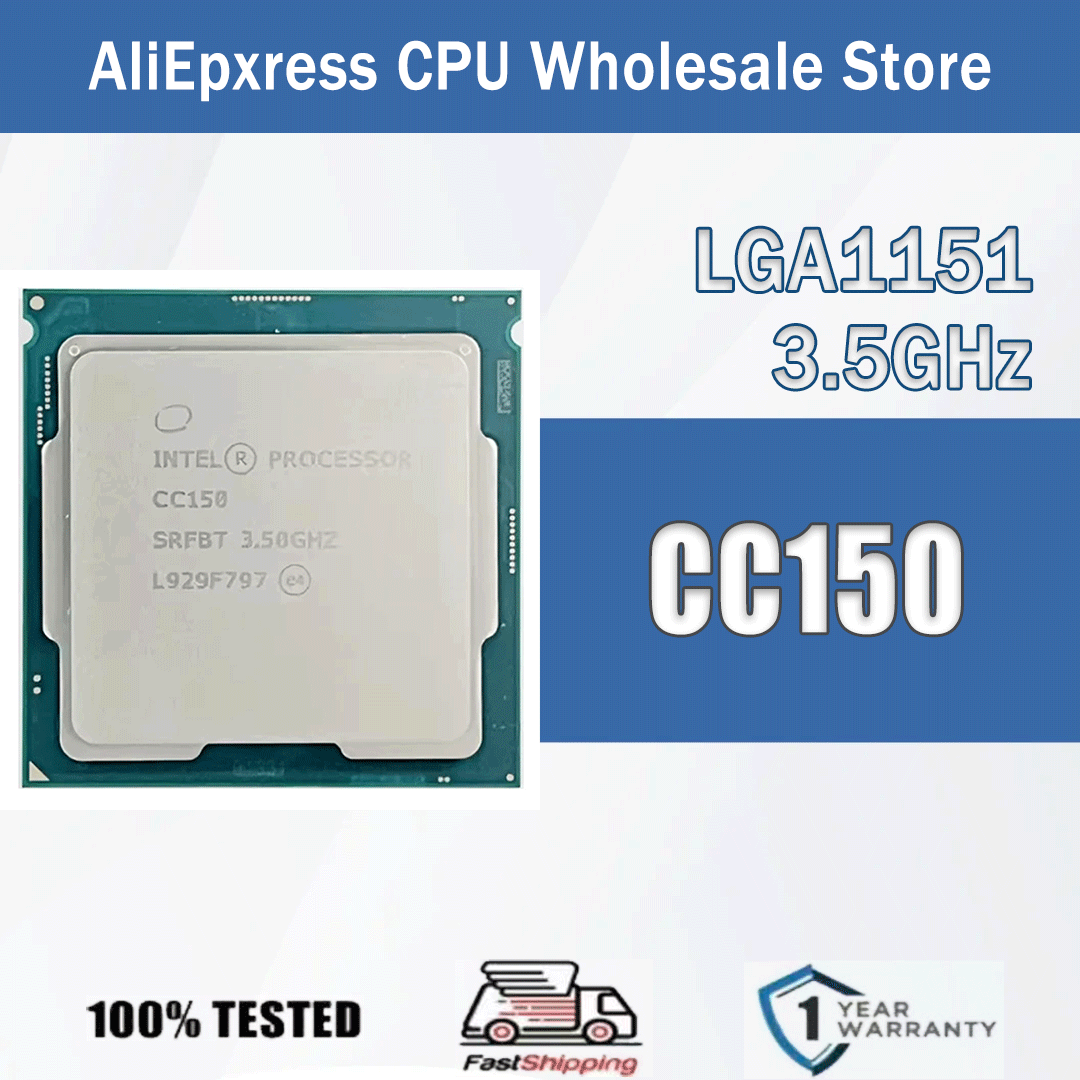 Intel PROCES CC150 SRFBT 3.5GHz 8-Core 16-Thread 14nm TDP95W Computer CPU Processor Server LGA 1151 for H310 B365 H370 Z370 Z390