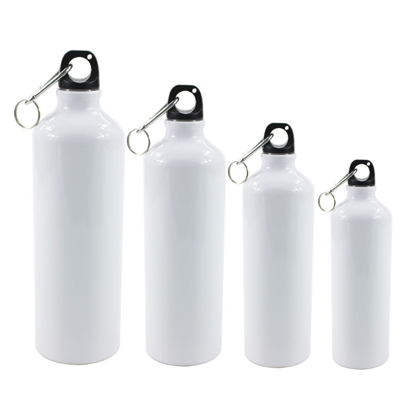 2022ใหม่สีขาวว่างเปล่าระเหิดพร้อม Carabiner อลูมิเนียม Leakproof กาต้มน้ำ