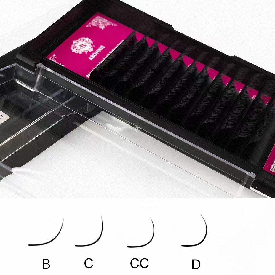 Abonnie B/C/cc/D Curl Classic Lashes Пушистые принадлежности для наращивания ресниц индивидуального объема