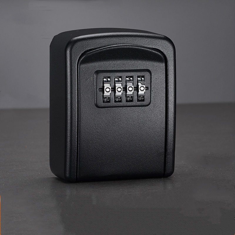 Mini-Schlüssel-Safe mit Code-Schloss Außenwand halterung Metall-Safe Schlüssel aufbewahrung Geheim boxen für den Schutz der Sicherheit zu Hause