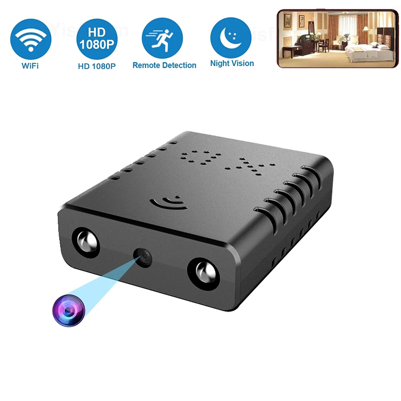 WiFi XD Inteligentna bezprzewodowa kamera HD 1080P Mini kamera Ip Najmniejsza mini kamera Sportowa mikrokamera Obsługa maks. 256 GB karty TF